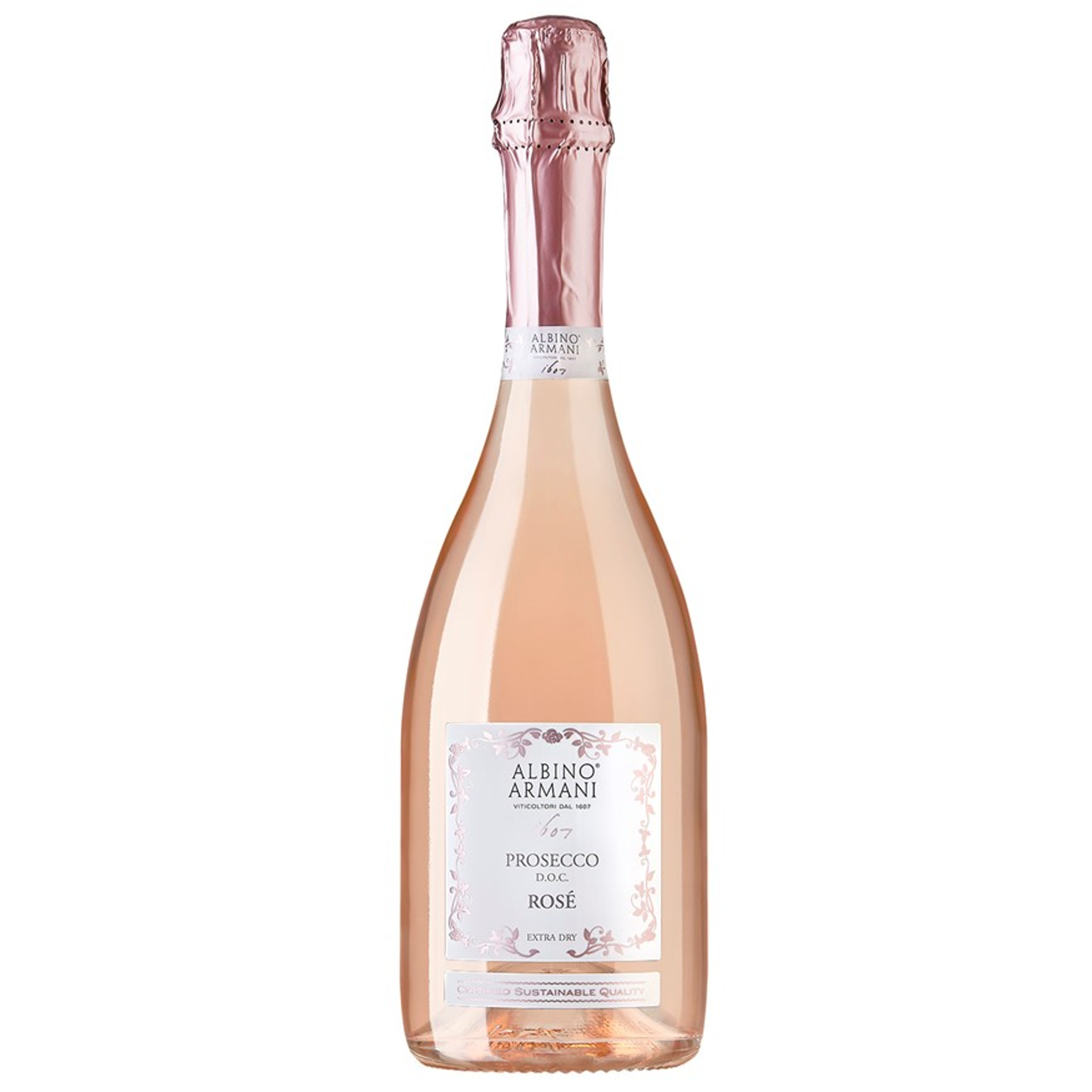 Albino Armani Prosecco DOC Dry (Jahrgangssekt) 2020 Millesimato Rosé Extra