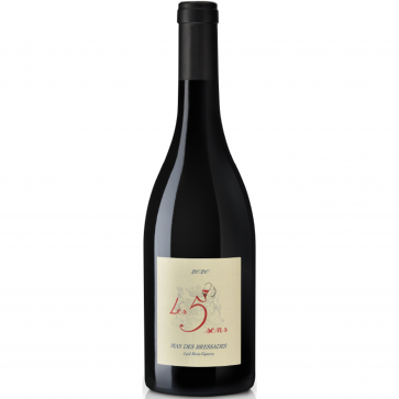 Weinkontor Sinzing 2021 Les 5 sens, Costiéres de Nimes AC rouge, Cinsault, sulfitfrei F10231-33